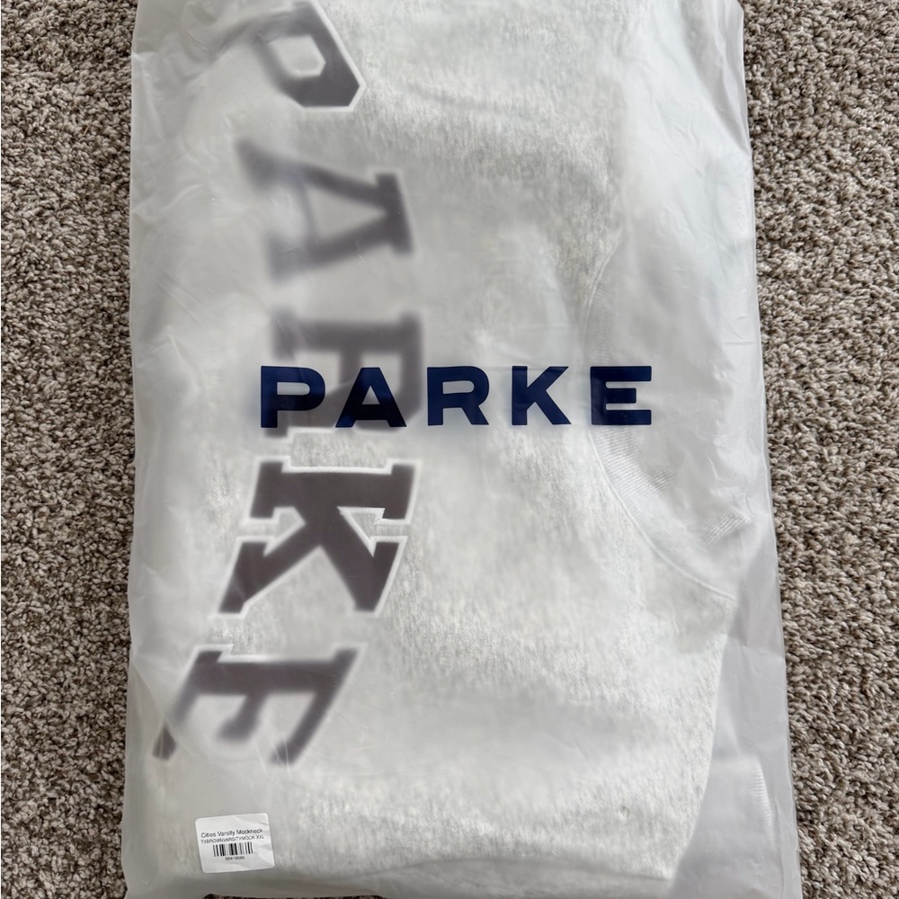 Parker Gray Sweatshirt with brown Lettering - Picture 2 of 5